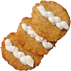 Драники с творожным сыром