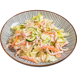 Салат с курицей и овощами